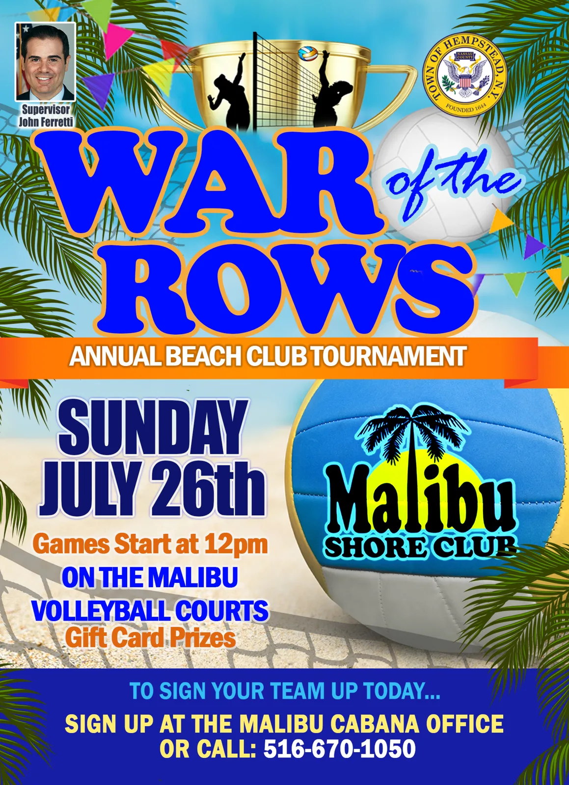 War of the Rows — Malibu Shore Club