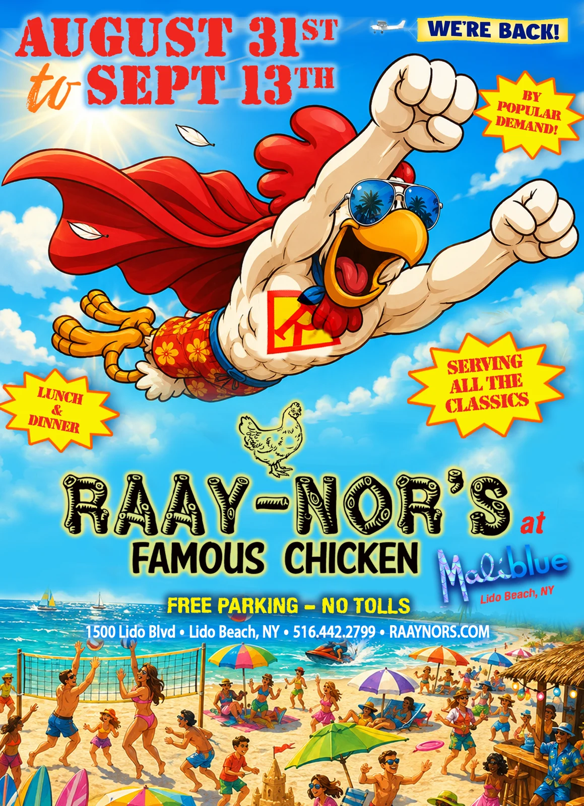 Raay-Nor's Famous Chicken at Maliblue
