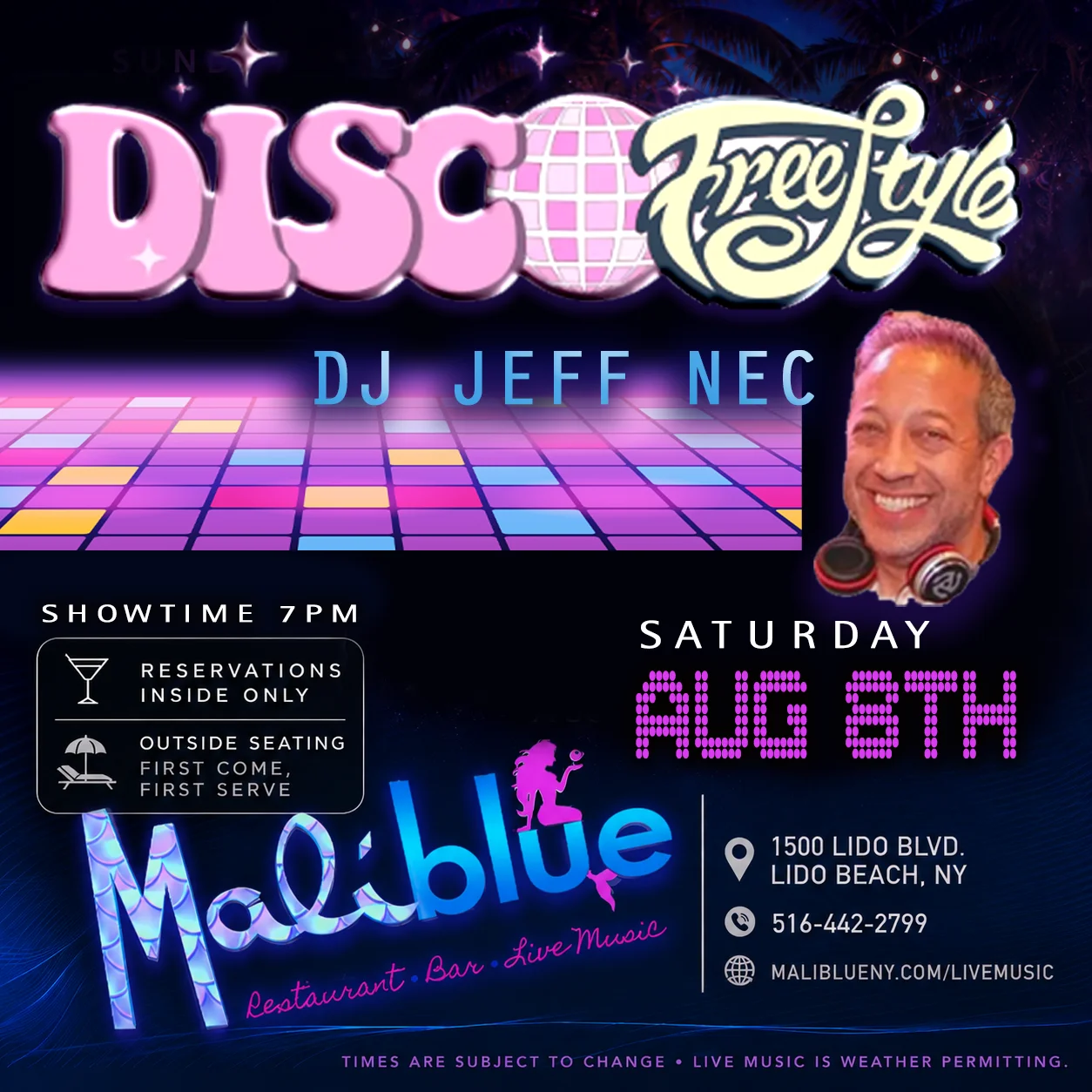 MaliBlue Live Music: DJ Jeff NEC (Aug 8)
