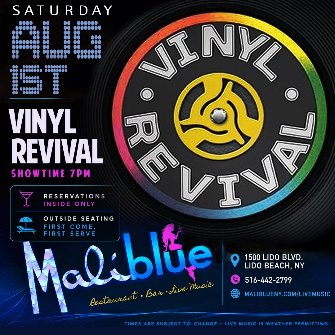 MaliBlue Live Music: Vinyl Revival (Aug 1)