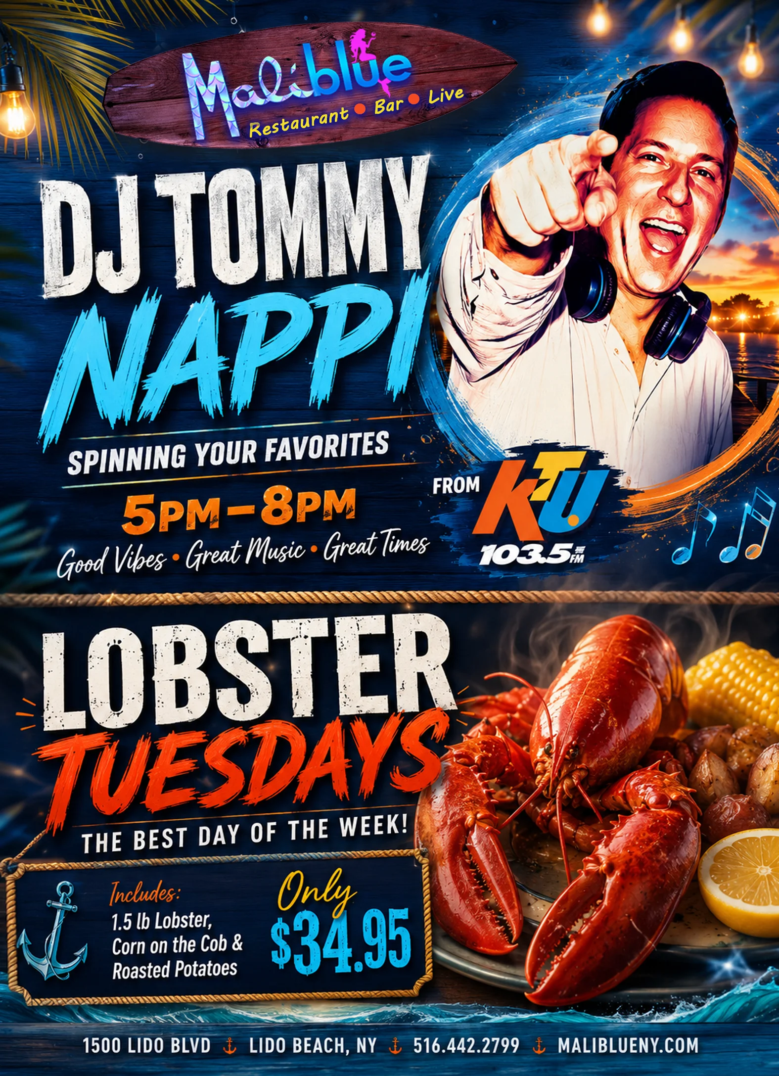 DJ Tommy Nappi at Maliblue